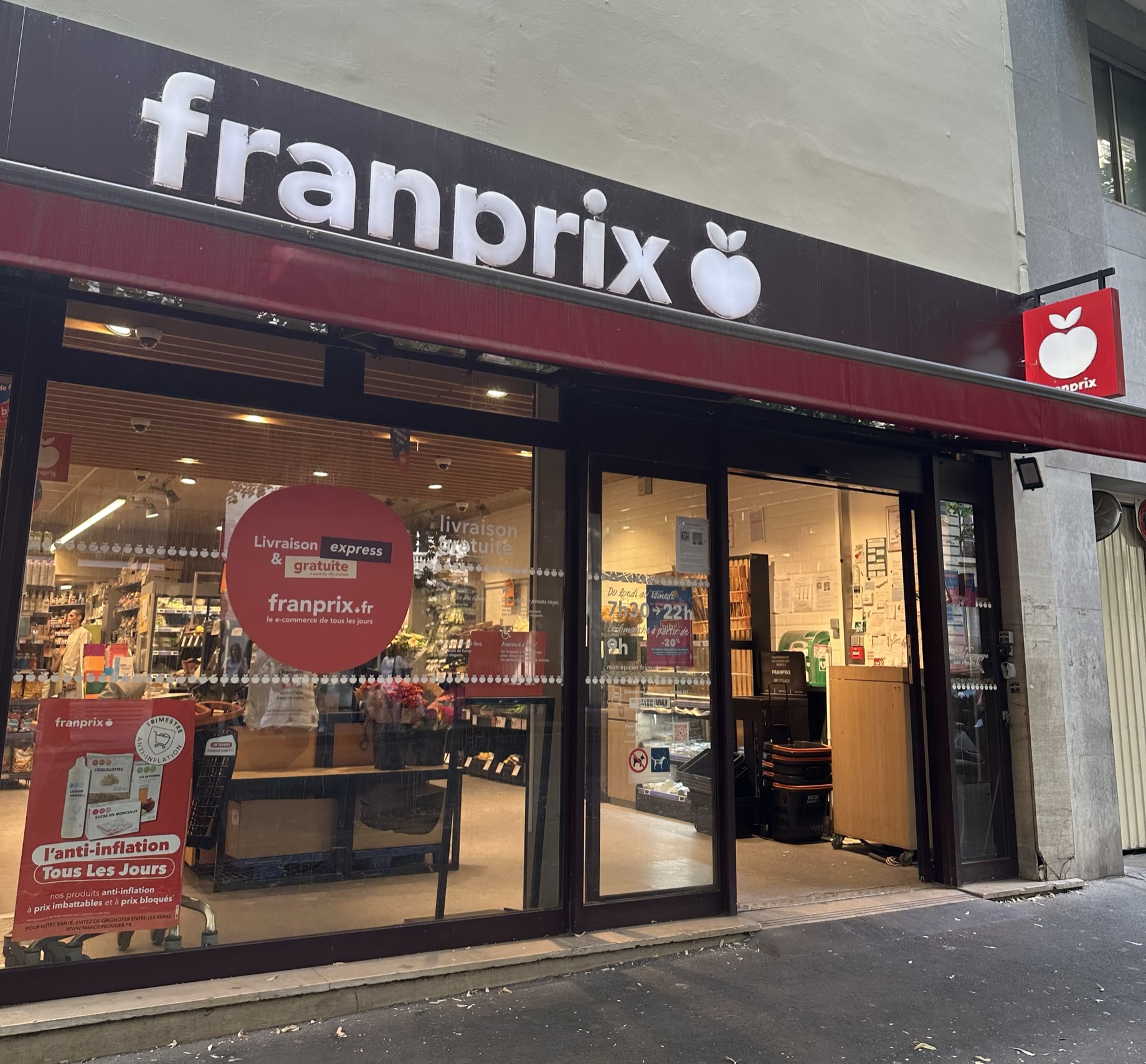 フランスのスーパーfranprix